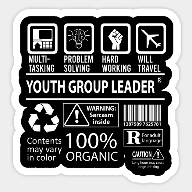 Youth Group Leader - Multitasking Sticker by connieramonaa